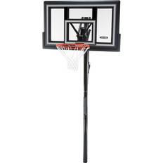 Lifetime Basketball Stands Lifetime 1084 Height Adjustable In Ground Basketball System, 50 Inch Shatterproof Backboard