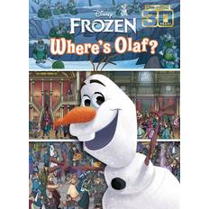 French Books Disney Frozen Where's Olaf Look and Find