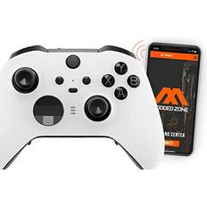 Game Controllers ModdedZone Soft White SMART Xbox ELITE 2 Series Custom Rapid Fire Controller. FPS mods. COD Warzone