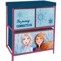 Disney Aufbewahrung MCU Disney Frozen Bücherregal mit 3 Körben