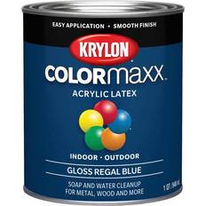 Top Coating Paint Krylon K05646007 COLORmaxx Acrylic Latex Brush Blue