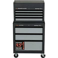 Yardmax 27 in. 7 Drawer Tool Chest and Rolling Cabinet Combo