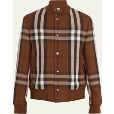 Burberry Outerwear Burberry Jacket With Check Motif