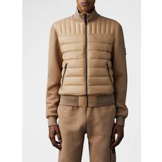 Mackage Men Jackets Mackage Collin Knit & Quilted Jacket Camel