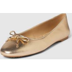 Ballerinas on sale Michael Kors Metallic Leather Ballet Flat Gold