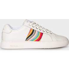 Paul Smith Sko Paul Smith Lapin Grosgrain-Trimmed Leather Trainers White