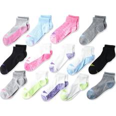 Underwear Hanes Ultimate Girls' Ankle Socks, Moisture Wicking, 14-Pairs Assorted
