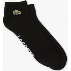 Lacoste Socks Lacoste mens Graphic Ankle Socks, Black/White