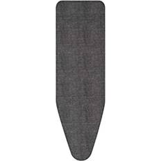 Ironing Board Covers Brabantia Thick Foam & Felt Padding Ironing Board Cover, Size C 49 x 18 in Denim Black