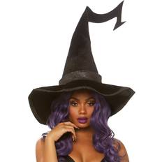 Hekser Hatter Leg Avenue Bewitched Velvet Witch Hat Adult Costume Accessory