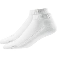 Golf Underwear FootJoy Women's ProDry Sportlet 2-Pack Socks White 6-9