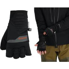 Simms Fiskehansker Simms Windstopper Half-Finger Glove Black XXLarge