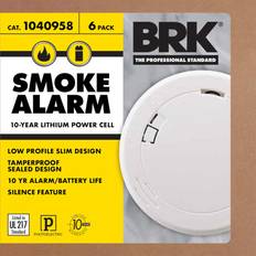 Battery Fire Alarms First Alert Battery-Powered Photoelectric Smoke/Fire Detector 6