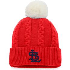 Fanatics Branded Women's St. Louis Cardinals Cable Cuffed Knit Hat with Pom