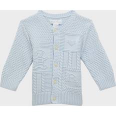 L Cardigans Children's Clothing Polo Ralph Lauren Baby's Cotton Cardigan Blue Months Blue Months