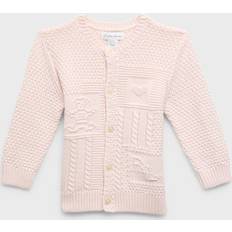 M Cardigans Children's Clothing Polo Ralph Lauren Baby's Cotton Cardigan Pink Months Pink Months