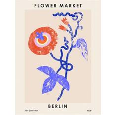 Pelcasa Flower Market. Berlin Beige Poster 30x40cm
