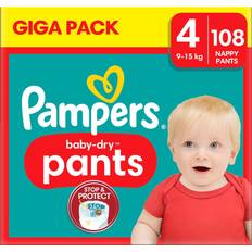 Pampers baby dry pants Pampers Baby Dry Pants Size 4 9-15kg 108pcs