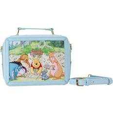 Kinder Umhängetaschen Loungefly Winnie The Pooh Vintage Lunchbox Crossbody Bag - Blue