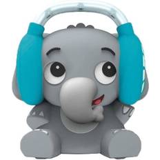 Weiße Geräuschmaschine Baby Einstein Earl The Elephant Bluetooth Soother Sound Machine, Stream Music + Night Light