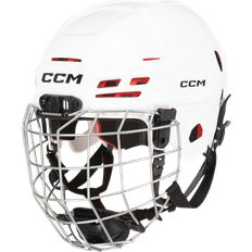 Ice Hockey Helmets CCM Hockeyhjälm Tacks Combo YTH Vit
