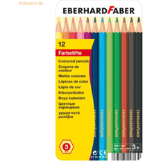 Faber Eberhard Faber 514813 – hexagonfärgade blyertspennor burk med 12