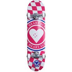 Heart Supply Complete Skateboards Heart Supply Insignia Check Complete Skateboard Pink Pink/White/Blue 7.75"