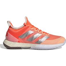 adidas Damen Adizero Ubersonic W Sneaker, solar orange/Taupe met./Ecru Tint