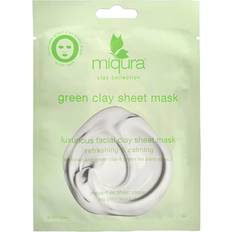 Miqura Hautpflege Miqura Green Clay Sheet Mask