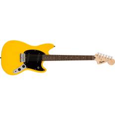 Squier mustang Squier FSR Sonic Mustang, Graffiti Yellow Electric Guitar
