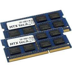 Mtxtec Mtxtec RAM Arbeitsspeicher 1066 MHz, DDR3-RAM, SO-DIMM RAM