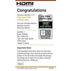 Nördic CERTIFIED CABLES 3m Ultra Speed HDMI2.1