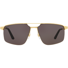 Cartier Herren Sonnenbrillen Cartier Mann Sunglass CT0385S-001 Rahmenfarbe: