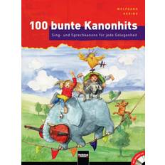 Hörbücher 100 bunte Kanonhits. Paket und Audio-CDs (Hörbuch, CD)