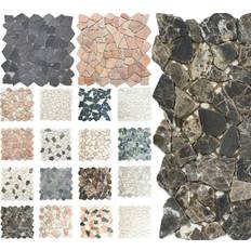 Mosaik-Netzwerk Bruchfliesen bruchmosaik polygonaler fliesenbruch marmor naturstein wand boden
