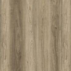 Flooring LUCiDA SURFACES Luxury Vinyl Flooring Tiles-Interlocking Flooring for DIY Installation-Sample Wood-Look Plank-Carnelian-MaxCore-7 inch x 12 inch