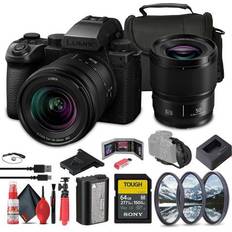 Panasonic Mirrorless Cameras Panasonic Lumix S5 IIX Mirrorless Camera with 20-60mm and 50mm Lenses Kit