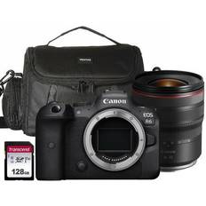 Mirrorless Cameras Canon EOS R6 Mirrorless Digital Camera with Canon RF 14-35mm f/4 L IS USM Lens Professional Bundle