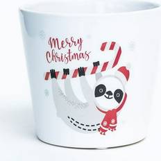 Flower Seeds on sale Merry Christmas Sloth On A Candy Cane Planter