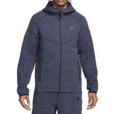 Nike tech fleece hoodie windrunner Nike Men's Sportswear Tech Fleece Windrunner Full Zip Hoodie - Obsidian Heather/Black