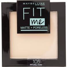 Pudder Maybelline Fit Me Matte + Poreless Powder #105 Natural Ivory