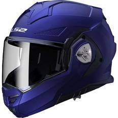 LS2 Motorcycle Helmets LS2 FF901 Advant X Solid Matt Blue Modular Helmet Blue