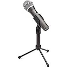 Microphones Samson Technologies Q2U USB/XLR Dynamic Microphone Recording and Podcasting Pack Includes Mic Clip, Desktop Stand, Windscreen and Cables silver