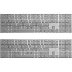 Microsoft Surface Keyboard Gray Wireless Bluetooth Key layout