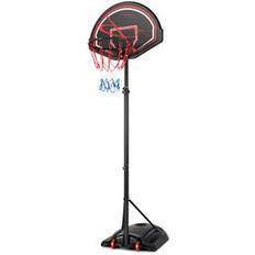 Costway Basketball Stands Costway Portable Basketball Hoop Stand with Wheels and 2 Nets