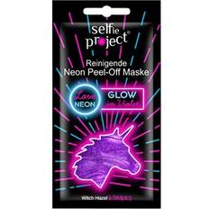 Lila Gesichtsmasken Selfie Project Gesichtspflege Gesichtsmasken #Glow In Violet Reinigende Neon Peel-Off Maske