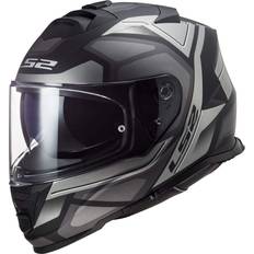 LS2 Motorcycle Helmets LS2 Assault Petra Motorcycle Helmet Matte Black/Graphite/Gray