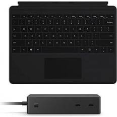 Computer Accessories Microsoft Surface Dock 2 + Surface Pro X Keyboard Black Alcantara