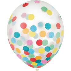 Balloons Amscan Confetti Balloons, 6ct. 12 MichaelsÂ Multicolor 12