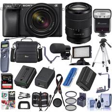 Digital Cameras Sony Alpha a6400 Mirrorless Camera with 18-135mm f/3.5-56 OSS Lens W/Pro Acc Kit